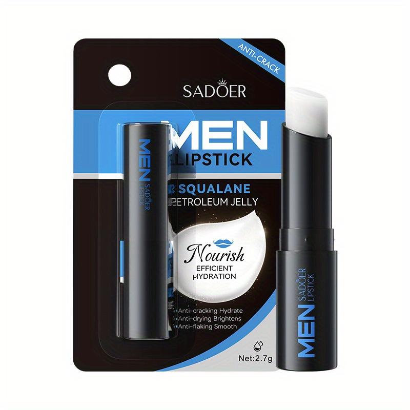 Увлажняющий бальзам для губ для мужчин, увлажняющий карандаш для губ, мягкий и увлажняющий натуральный блеск для губ, мягкая текстура, увлажняющие губы