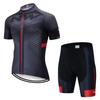 Mens Breathable Loose-Fit Mountain Bike Cycling Jersey Set Outdoor Sportswear