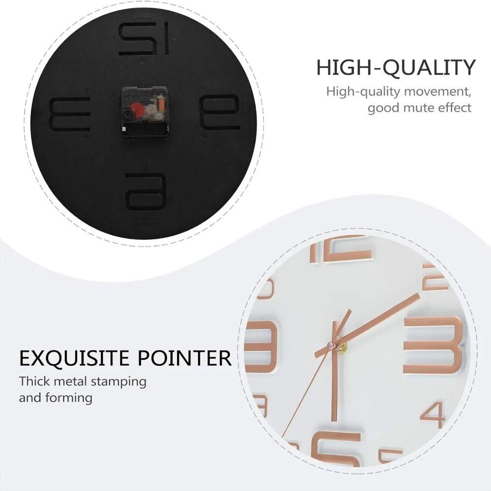 Бесшумные настенные часы в скандинавском стиле, уникальные настенные часы, персонализированные цифровые часы, бытовые