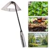 Garden Hollow Hoe Weeding Artifact with Handle High Durability Rustproof Not Easily Deformed Widely Used Outdoor Weed Puller Tool