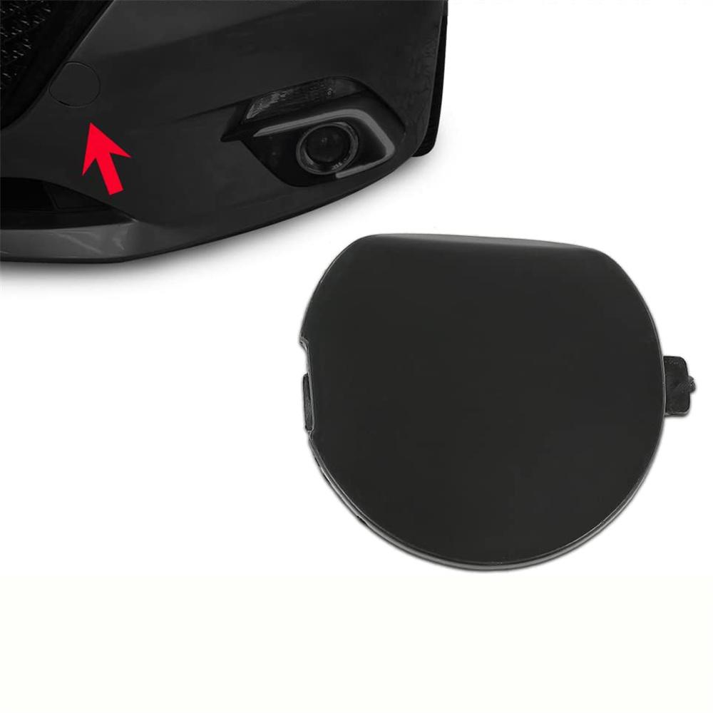 1x Кронштейн переднего бампера Крышка заглушки буксировочной проушины Грунтованный Для Mazda 3 2014 2015 2016