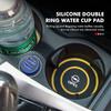 nlvg6 2pcs Silicone Car Cup Holder Coaster Non-Slip Anti Dust Cup Mat For Opel Insignia Corsa Zafira Mokka Grandland Antara Ampera