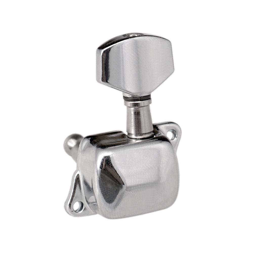 6 колков для гитарных струн, полузакрытые колки, тюнеры для электрогитары и акустической гитары.