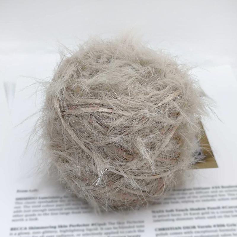 100 г/рулон DIY Crafting Искусственный мех норки Вязание крючком DIY Crafting Shining