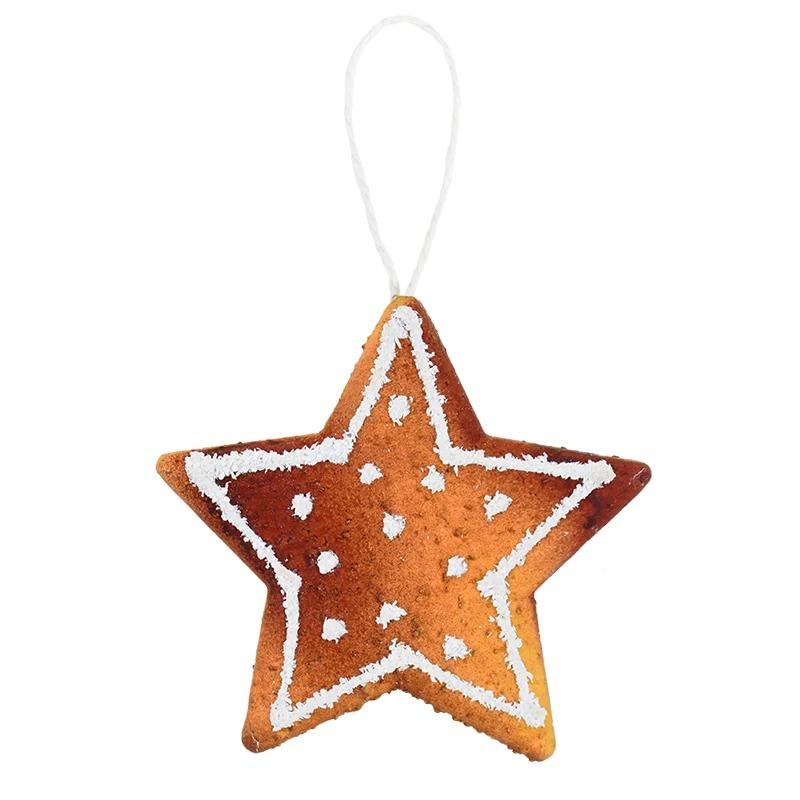 Christmas Tree Hanging Ornaments Foam Ball Snowflake Gingerbread Man Pendant Christmas Decorations For Home New Year 2025