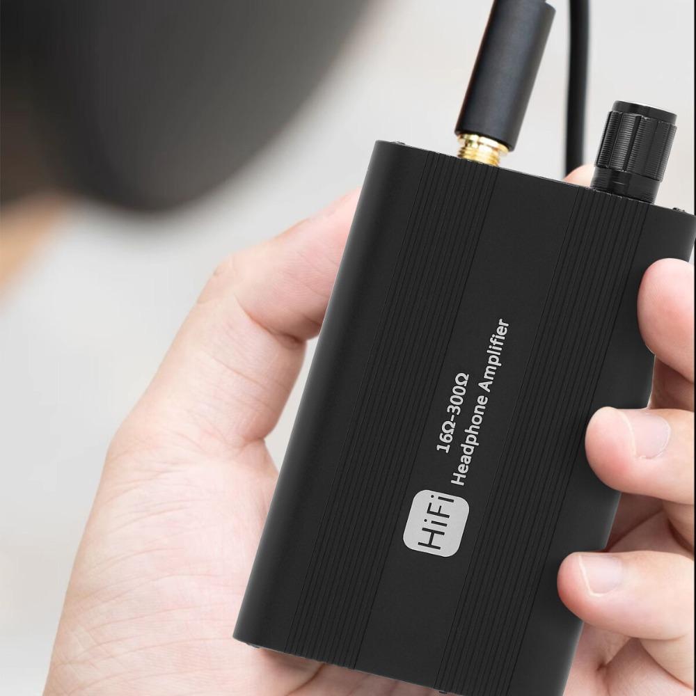 Портативный HiFi Усилитель для Наушников Amp 3,5 мм Усилитель Гарнитуры Двухступенчатый GAIN