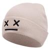 Autumn and Winter Warm Fashion Knitted Cap Versatile Men's and Women's Cartoon Expression Beanies Cap