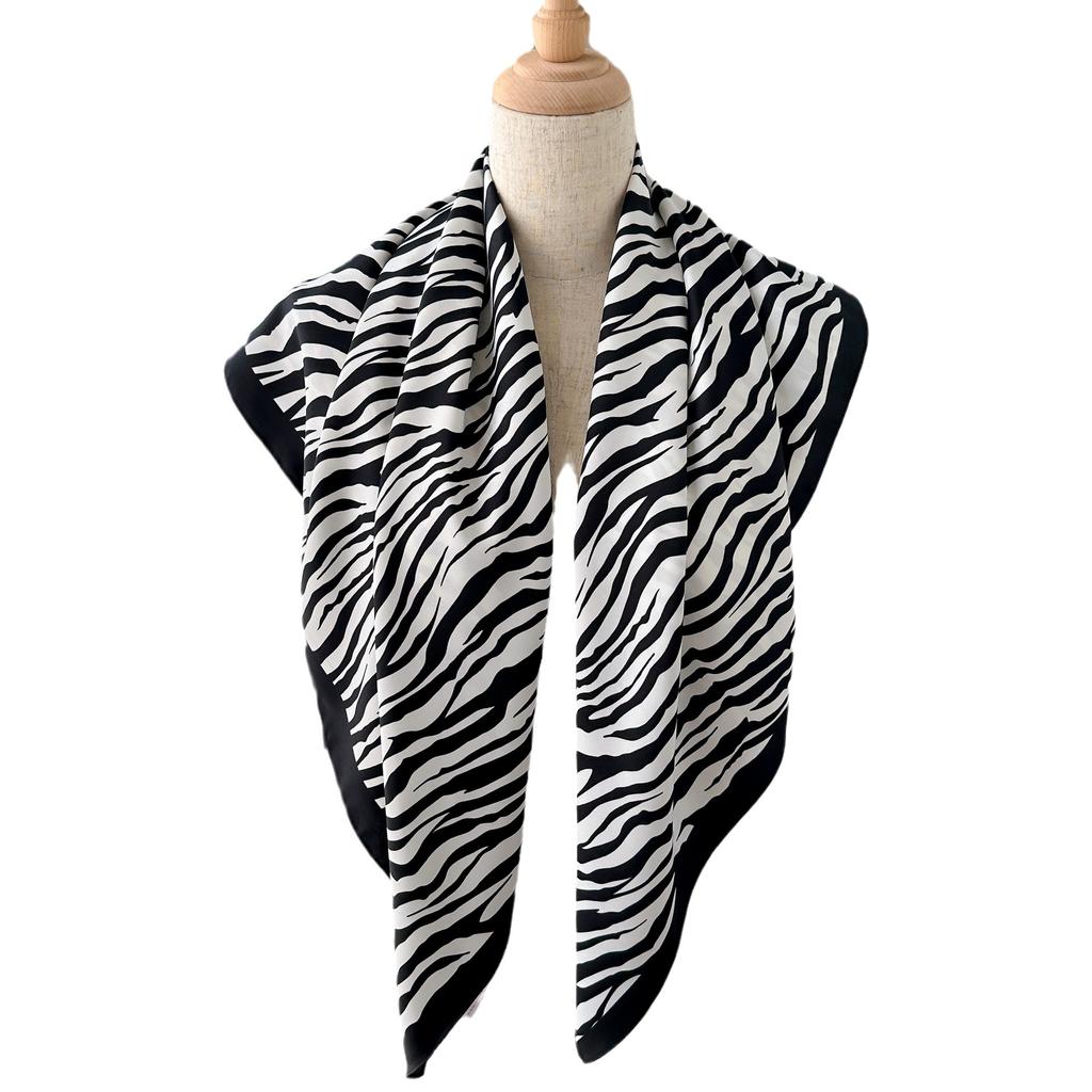 High-quality Luxurious Silk Scarves Headband Scarfs Neck Scarf For Women Chain Silk Scarf Women's Decorative Shawl