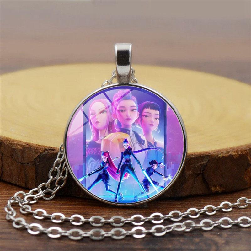 Witch Hunters Female Accessories Cartoon Animation Peripheral Fashion Small Gifts Pendant Necklace