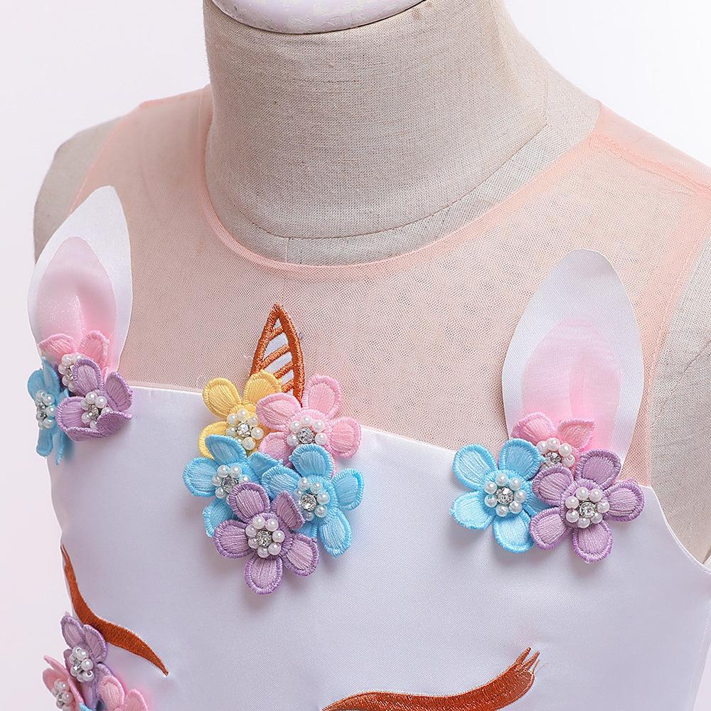 Летние радужные платья для девочек-подростков, праздничное платье для маленьких девочек на день рождения, кружевное платье с цветочным рисунком для новорожденных, одежда принцессы, свадебное платье для маленьких девочек