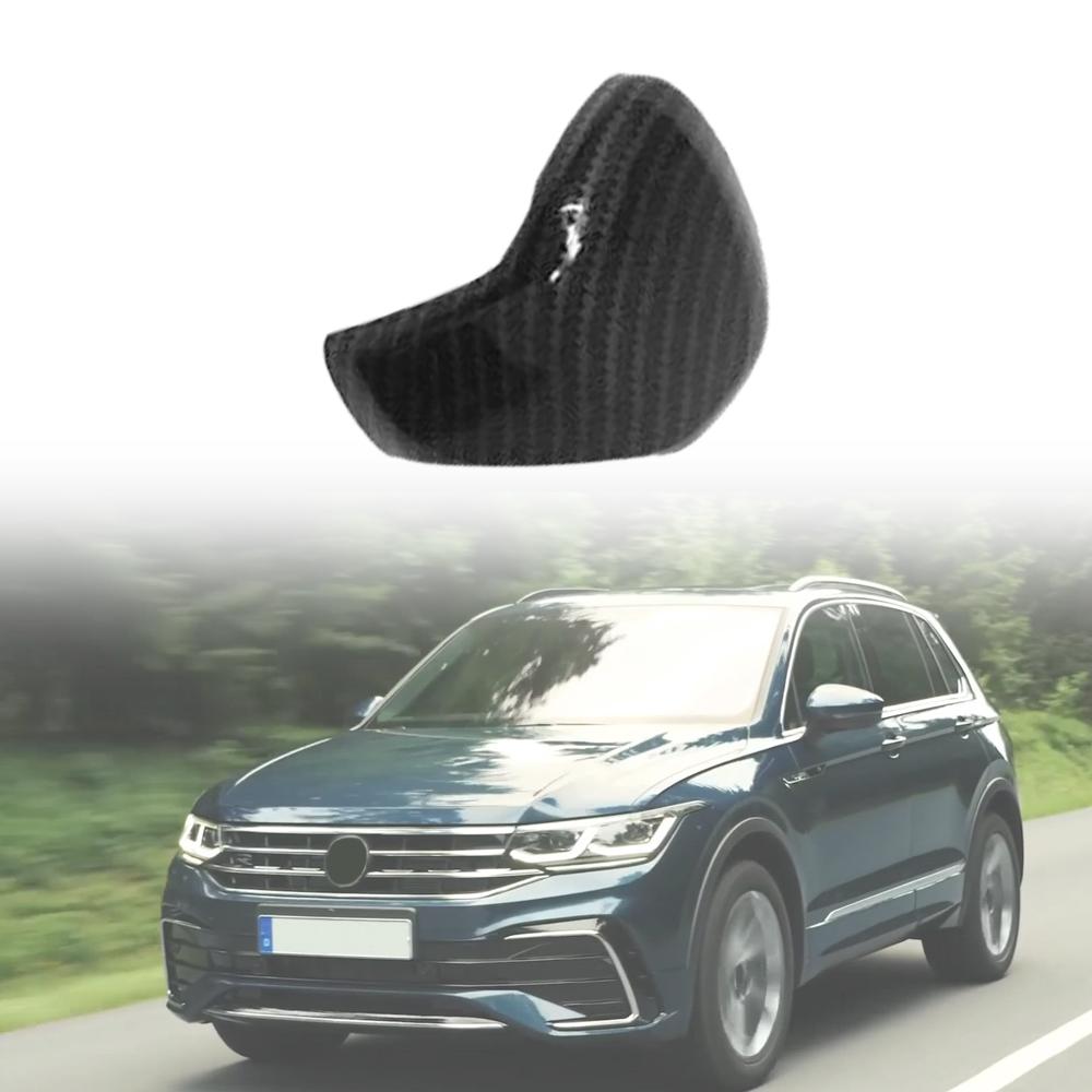 Для Volkswagen Tiguan 2017-2024 ABS карбоновая консольная ручка переключения передач отделка 1 шт.