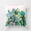 Cactus Throw Pillow Cover Succulent Desert Plant Cushion  for Home Sofa Chair