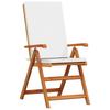 Garden Chair 6 pcs Brown and White 57 x 71.5 x 104 cm