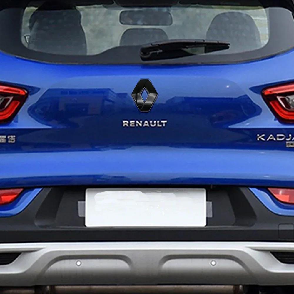 Колпаки на колеса для Renault Clio 4 Megane 3 2 Captur Trafic Logan RS Модификация автомобиля Наклейка с логотипом Решетка переднего капота Задняя Tru