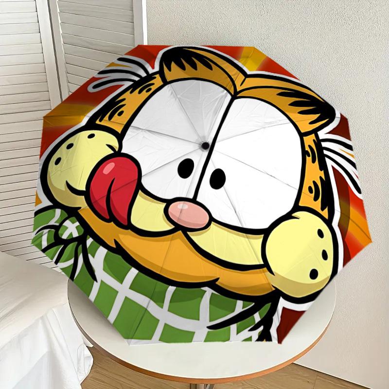 1pc Garfield, Cat Automatic Open/Close Umbrella, Lightweight Design for Everyone,Durable Canopy yy251014070