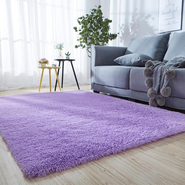 For Bedroom Living Room Home Carpet Nordic Fluffy Plush Children 'S Room Decor Non Slip Mats Lounge Porch Table Coffee Large Rugs