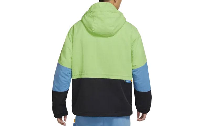 Nike Пуховики Мужские Синие С капюшоном Умеренные Другие DA6714-345