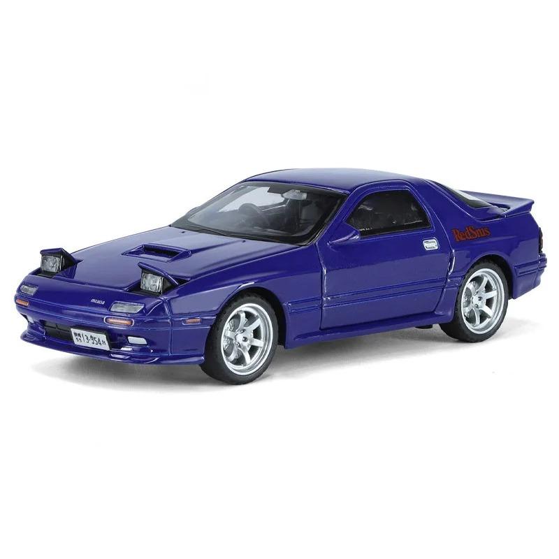 1/32 Mazda RX-7 литая модель автомобиля из металла спортивные транспортные средства модель высокая имитация звука и света коллекция детская игрушка подарок