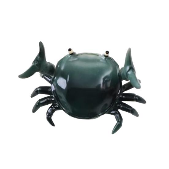 Simulation Crab Pen Holder Plastic Weightlifting Crab Stationery Pencil Stand Home Office Desktop Decoration Ornament