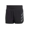 Agravic Trail Running Shorts Logo Quick-Dry Outdoor Sports Regular Women Bottoms Black HT9392