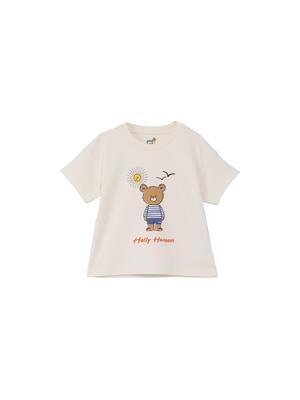 K S/S Helly Bear Футболка Слоновая кость 130