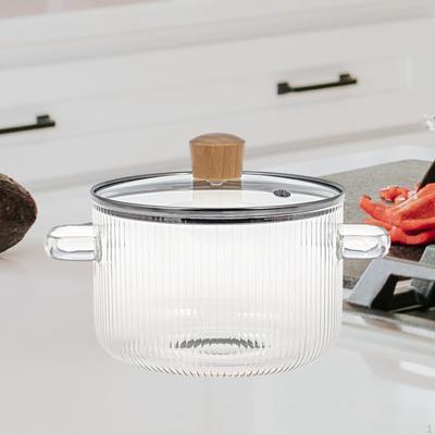 Набор кастрюль из прозрачного стекла — универсальная кухонная посуда для различных блюд