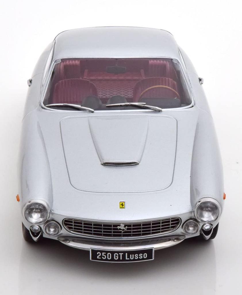 KK Scale Scale Ferrari 250 GT Lusso 1962 Silver Finished Product 1/18