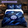 Borussia Dortmund Pattern 3 Pieces Bedding Set Soft Microfiber Duvet Cover with Pillow Cases for Bedroom