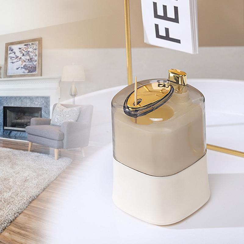 Креативные держатели для зубочисток Автоматические выдвижные органайзеры для хранения зубочисток Коробка для зубочисток в ресторане Украшение стола в гостиной