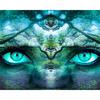 5D Алмазная картина Абстрактные глаза Алмазная вышивка Крестиком Горный хрусталь Мозаика Картина
