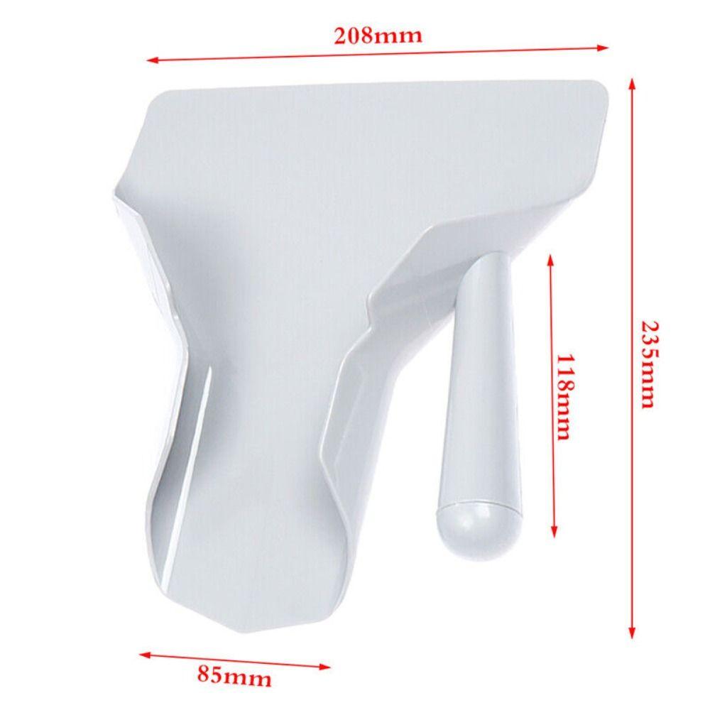 Ложка для попкорна с правой ручкой, пластиковая, пищевого класса, для закусок и десертов, ресторанное снабжение