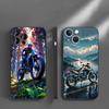 Чехол для телефона Мотокросс Для IPhone 16,15,14,13,12,11,XS,XR,X,8,7,Pro,Max,Plus,mini Силиконовый Черный Чехол