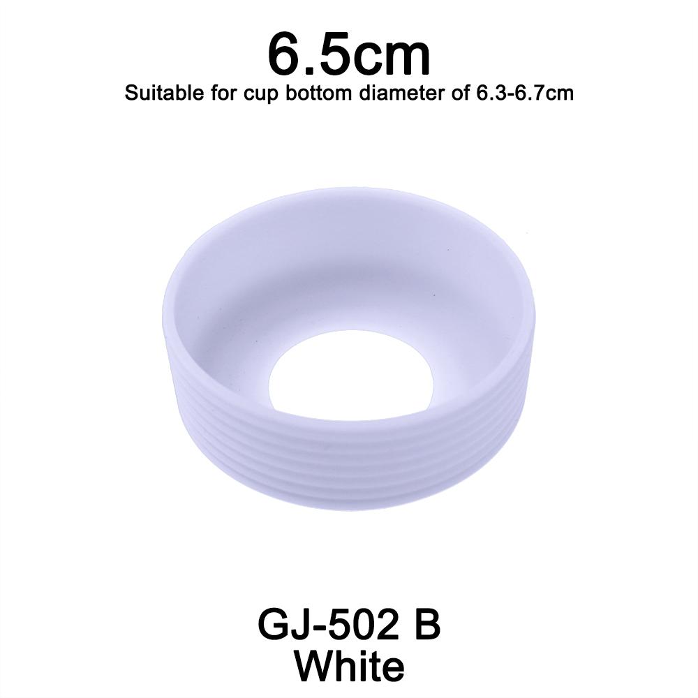 1Pc 6.5CM 16G 15 Colour Threaded Soft Silicone Cup Bottom Cover Wear Resistant Ring Sleeve Sheath Anti Slip Good Toughness