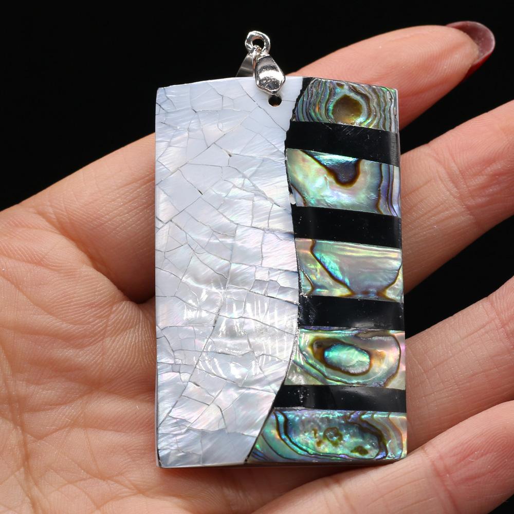 Сращивание кулон натуральный ракушка нерегулярный кулон для изготовления ювелирных изделий своими руками ожерелье браслет аксессуар