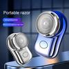 Электробритва USB перезаряжаемая карманного размера портативная безопасная мини-бритва для путешествий Мужская беспроводная триммер для волос инструмент для удаления бороды