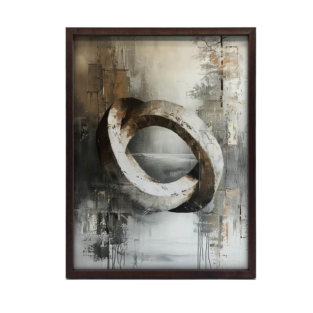 Pierścień Natury Pierścień Natury, 70X100 Cm, Rama Drewniana Ciemny Brąz, Papier Matowy 230 Gsm