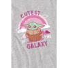 Star Wars: The Mandalorian Mens Cutest In The Galaxy Grogu T-Shirt
