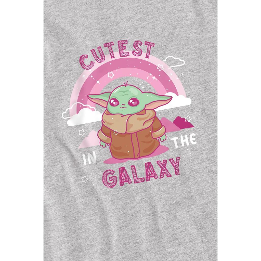 Star Wars: The Mandalorian Mens Cutest In The Galaxy Grogu T-Shirt