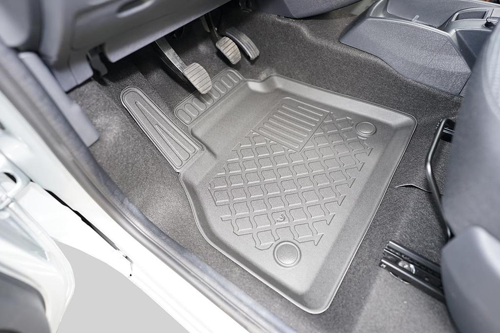 ARISTAR All-Weather Floor Mats + Universal Tunnel Cover for Mercedes Citan W415 2012-2021 / Renault Kangoo II Long 2008-2021