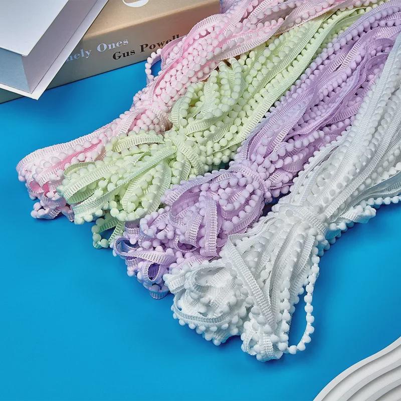 Мяч для ванны с кружевной окантовкой 1,3 см для самостоятельного изготовления одежды, штор и ковров