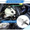 1 шт. Главный тормозной цилиндр для Honda Civic 2012-2015, прочный алюминиевый сплав, пластиковый гидравлический главный тормозной цилиндр с бачком для моторного отсека