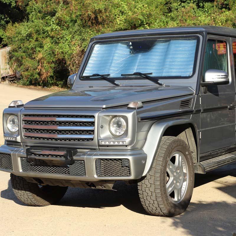 For Mercedes-benz G-Class W463 2004-2018 Car Windshield Sun Shade Front Window Curtain Summer UV Refletive Sun Protection Cover