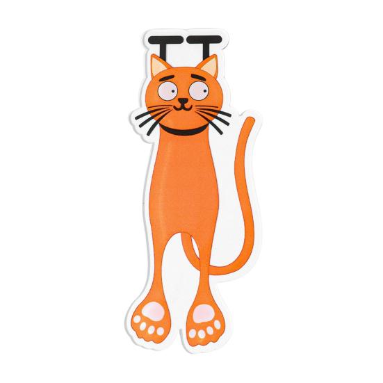 Cute Cat Bookmarks Acrylic Creative Page Marker Reading Companion Cat Bookmark Gift for Bookworms Students Teachers