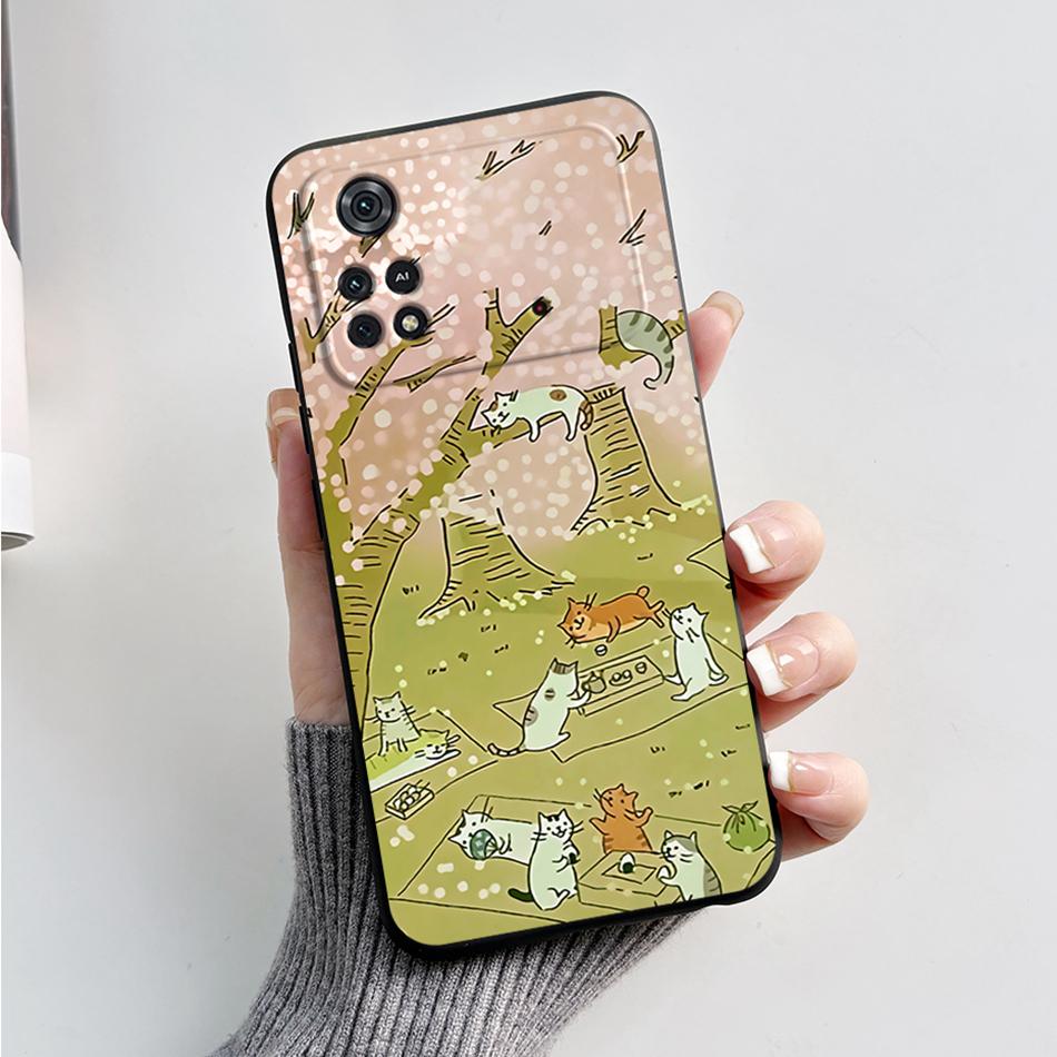 For Xiaomi Poco M4 Pro 4G Case Cute Cartoon Frog Cover Soft Silicone Phone Case For Xiaomi Poco M4 Pro PocoM4 5G Fundas Bumper