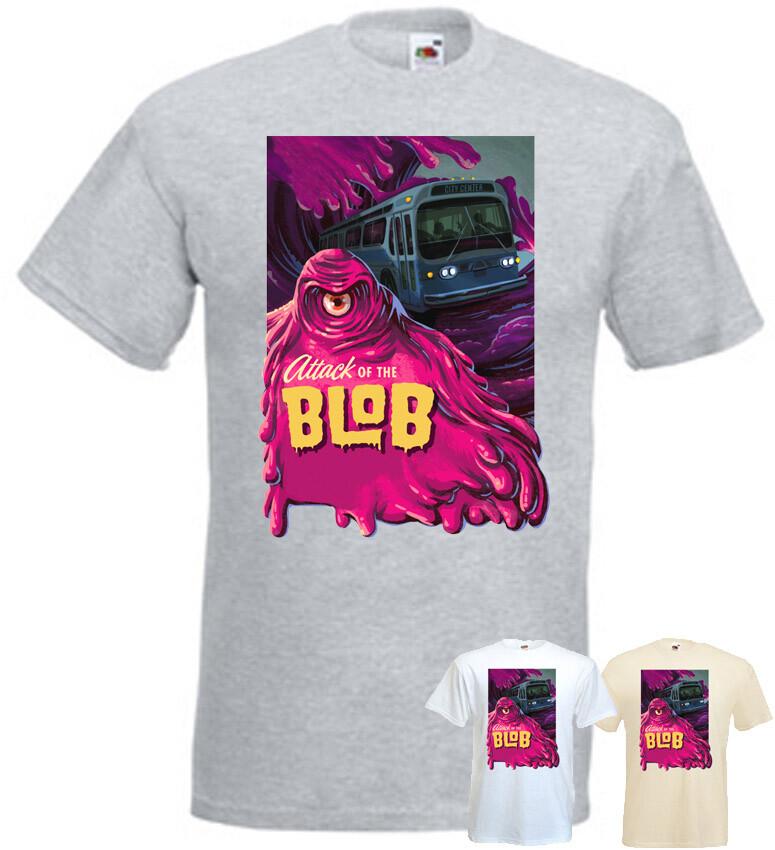 26 The Blob v3 T-shirt white natural sport grey horror movie all sizes S-5XL Unisex T-Shirt