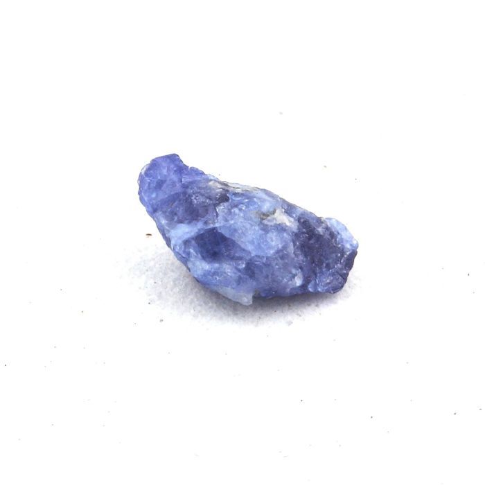 Pierre - Benitoite - San Benito Co. - 0.52 ct - Certificat d'authenticité - Gris