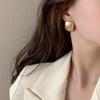 Sulsera / Matte Simple Bold Gold Earrings