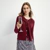 Women's V-Neck Knit Cardigan