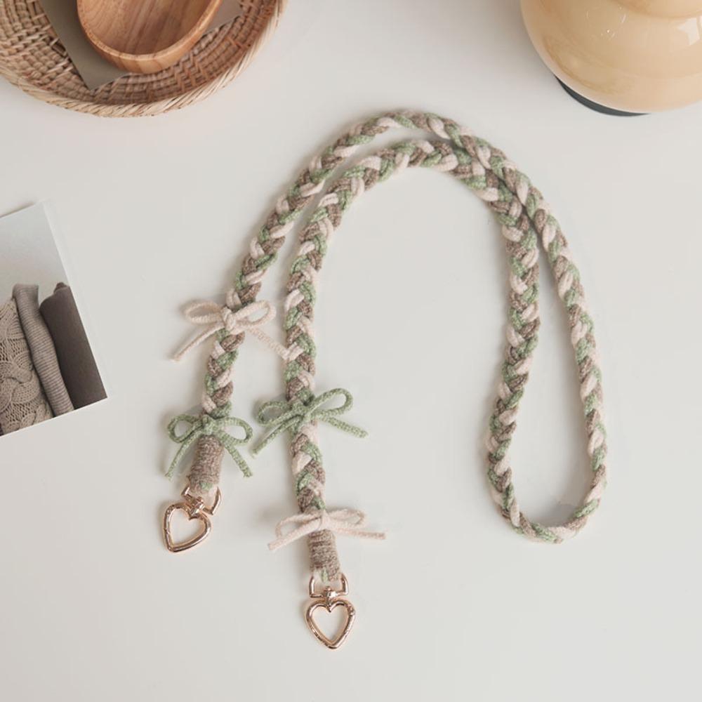 Handmade Phone Lanyard Weaving Crossbody Bag Strap Cute Phone Wrist Strap