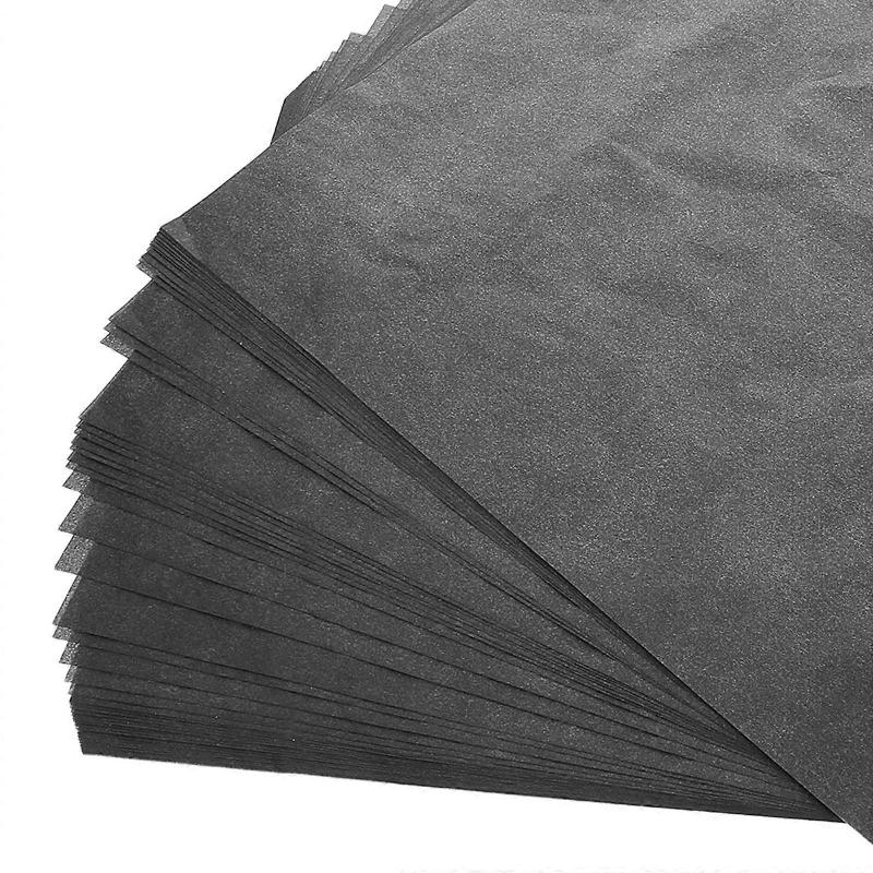 Tracing Carbon Transfer Paper 50Sheets Black Graphite Transfer Paper for Office Use